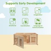 image:imagePlanToys Dining Room Classic Set  Montessori Small World and Family Role Play  Eco Friendly Wooden Dining Room Furniture for Imaginative PlayBasement Floor
