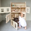 image:imagePlanToys Dining Room Classic Set  Montessori Small World and Family Role Play  Eco Friendly Wooden Dining Room Furniture for Imaginative PlayBasement Floor