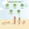 image:imagePlanToys Dining Room Classic Set  Montessori Small World and Family Role Play  Eco Friendly Wooden Dining Room Furniture for Imaginative PlayBathroom Setclassic