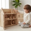 image:imagePlanToys Dining Room Classic Set  Montessori Small World and Family Role Play  Eco Friendly Wooden Dining Room Furniture for Imaginative PlayBathroom Setclassic
