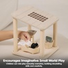 image:imagePlanToys Dining Room Classic Set  Montessori Small World and Family Role Play  Eco Friendly Wooden Dining Room Furniture for Imaginative PlayBathroom
