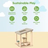 image:imagePlanToys Dining Room Classic Set  Montessori Small World and Family Role Play  Eco Friendly Wooden Dining Room Furniture for Imaginative PlayBathroom