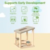 image:imagePlanToys Dining Room Classic Set  Montessori Small World and Family Role Play  Eco Friendly Wooden Dining Room Furniture for Imaginative PlayBathroom
