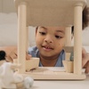 image:imagePlanToys Dining Room Classic Set  Montessori Small World and Family Role Play  Eco Friendly Wooden Dining Room Furniture for Imaginative PlayBathroom