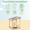 image:imagePlanToys Dining Room Classic Set  Montessori Small World and Family Role Play  Eco Friendly Wooden Dining Room Furniture for Imaginative PlayBedroom