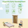 image:imagePlanToys Dining Room Classic Set  Montessori Small World and Family Role Play  Eco Friendly Wooden Dining Room Furniture for Imaginative PlayBedroomorchard