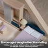 image:imagePlanToys Dining Room Classic Set  Montessori Small World and Family Role Play  Eco Friendly Wooden Dining Room Furniture for Imaginative PlayBedroomorchard