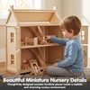 image:imagePlanToys Dining Room Classic Set  Montessori Small World and Family Role Play  Eco Friendly Wooden Dining Room Furniture for Imaginative PlayBeige