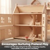 image:imagePlanToys Dining Room Classic Set  Montessori Small World and Family Role Play  Eco Friendly Wooden Dining Room Furniture for Imaginative PlayBeige