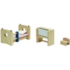 image:imagePlanToys Dining Room Classic Set  Montessori Small World and Family Role Play  Eco Friendly Wooden Dining Room Furniture for Imaginative PlayChildrens Room 2