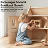image:imagePlanToys Dining Room Classic Set  Montessori Small World and Family Role Play  Eco Friendly Wooden Dining Room Furniture for Imaginative PlayChildrens Bunk Bedroom Set