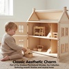 image:imagePlanToys Dining Room Classic Set  Montessori Small World and Family Role Play  Eco Friendly Wooden Dining Room Furniture for Imaginative PlayChildrens Bunk Bedroom Set
