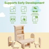 image:imagePlanToys Dining Room Classic Set  Montessori Small World and Family Role Play  Eco Friendly Wooden Dining Room Furniture for Imaginative PlayClassic