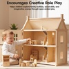 image:imagePlanToys Dining Room Classic Set  Montessori Small World and Family Role Play  Eco Friendly Wooden Dining Room Furniture for Imaginative PlayClassic