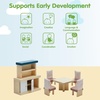 image:imagePlanToys Dining Room Classic Set  Montessori Small World and Family Role Play  Eco Friendly Wooden Dining Room Furniture for Imaginative PlayDining Roomorchard