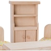 image:imagePlanToys Dining Room Classic Set  Montessori Small World and Family Role Play  Eco Friendly Wooden Dining Room Furniture for Imaginative PlayDining Room  Classic 2