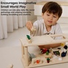 image:imagePlanToys Dining Room Classic Set  Montessori Small World and Family Role Play  Eco Friendly Wooden Dining Room Furniture for Imaginative PlayGathering Room