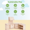 image:imagePlanToys Dining Room Classic Set  Montessori Small World and Family Role Play  Eco Friendly Wooden Dining Room Furniture for Imaginative PlayKitchen Setclassic