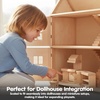 image:imagePlanToys Dining Room Classic Set  Montessori Small World and Family Role Play  Eco Friendly Wooden Dining Room Furniture for Imaginative PlayKitchen Setclassic