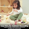 image:imagePlanToys Dining Room Classic Set  Montessori Small World and Family Role Play  Eco Friendly Wooden Dining Room Furniture for Imaginative PlayVictorian Bedroom Set