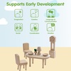 image:imagePlanToys Dining Room Classic Set  Montessori Small World and Family Role Play  Eco Friendly Wooden Dining Room Furniture for Imaginative PlayVictorian Dining Room Set