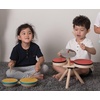 image:imagePlanToys Double Drum Musical Percussion Instrument 6425  Sustainably Made from Rubberwood and NonToxic Paints and Dyes