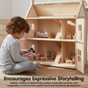 image:imagePlanToys Family Wooden Dollhouse Figurine Set  4 Poseable 112 Scale Mini Dolls Parents amp Kids  Dollhouse Accessories for Pretend Play  EcoFriendly Montessori Toy for Kids Ages 3Asian Mom