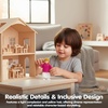image:imagePlanToys Family Wooden Dollhouse Figurine Set  4 Poseable 112 Scale Mini Dolls Parents amp Kids  Dollhouse Accessories for Pretend Play  EcoFriendly Montessori Toy for Kids Ages 3Caucasian Mom