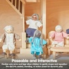 image:imagePlanToys Family Wooden Dollhouse Figurine Set  4 Poseable 112 Scale Mini Dolls Parents amp Kids  Dollhouse Accessories for Pretend Play  EcoFriendly Montessori Toy for Kids Ages 3Grand Mother  Dark Skin Tone