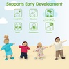 image:imagePlanToys Family Wooden Dollhouse Figurine Set  4 Poseable 112 Scale Mini Dolls Parents amp Kids  Dollhouse Accessories for Pretend Play  EcoFriendly Montessori Toy for Kids Ages 3Doll Family 7142