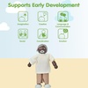 image:imagePlanToys Family Wooden Dollhouse Figurine Set  4 Poseable 112 Scale Mini Dolls Parents amp Kids  Dollhouse Accessories for Pretend Play  EcoFriendly Montessori Toy for Kids Ages 3Grand Father  Dark Skin Tone