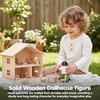 image:imagePlanToys Family Wooden Dollhouse Figurine Set  4 Poseable 112 Scale Mini Dolls Parents amp Kids  Dollhouse Accessories for Pretend Play  EcoFriendly Montessori Toy for Kids Ages 3African American Dad