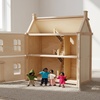 image:imagePlanToys Family Wooden Dollhouse Figurine Set  4 Poseable 112 Scale Mini Dolls Parents amp Kids  Dollhouse Accessories for Pretend Play  EcoFriendly Montessori Toy for Kids Ages 3Mom  Dad  Son  and Daughter