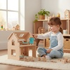 image:imagePlanToys Family Wooden Dollhouse Figurine Set  4 Poseable 112 Scale Mini Dolls Parents amp Kids  Dollhouse Accessories for Pretend Play  EcoFriendly Montessori Toy for Kids Ages 3Caucasian Girl