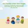 image:imagePlanToys Family Wooden Dollhouse Figurine Set  4 Poseable 112 Scale Mini Dolls Parents amp Kids  Dollhouse Accessories for Pretend Play  EcoFriendly Montessori Toy for Kids Ages 3Planworld Family II