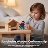 image:imagePlanToys Family Wooden Dollhouse Figurine Set  4 Poseable 112 Scale Mini Dolls Parents amp Kids  Dollhouse Accessories for Pretend Play  EcoFriendly Montessori Toy for Kids Ages 3Asian Dad