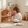 image:imagePlanToys Family Wooden Dollhouse Figurine Set  4 Poseable 112 Scale Mini Dolls Parents amp Kids  Dollhouse Accessories for Pretend Play  EcoFriendly Montessori Toy for Kids Ages 3Caucasian Mom