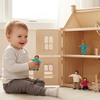 image:imagePlanToys Family Wooden Dollhouse Figurine Set  4 Poseable 112 Scale Mini Dolls Parents amp Kids  Dollhouse Accessories for Pretend Play  EcoFriendly Montessori Toy for Kids Ages 3Doll Family 7142