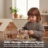 image:imagePlanToys Family Wooden Dollhouse Figurine Set  4 Poseable 112 Scale Mini Dolls Parents amp Kids  Dollhouse Accessories for Pretend Play  EcoFriendly Montessori Toy for Kids Ages 3African American Mom