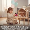 image:imagePlanToys Family Wooden Dollhouse Figurine Set  4 Poseable 112 Scale Mini Dolls Parents amp Kids  Dollhouse Accessories for Pretend Play  EcoFriendly Montessori Toy for Kids Ages 3African American Girl