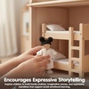 image:imagePlanToys Family Wooden Dollhouse Figurine Set  4 Poseable 112 Scale Mini Dolls Parents amp Kids  Dollhouse Accessories for Pretend Play  EcoFriendly Montessori Toy for Kids Ages 3Asian Girl