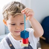 image:imagePlanToys Geo Lacing Beads Wooden Montessori Fine Motor and Early Math Toy  Shape Recognition Colour Exploration and Hands On Coordination Activity  Eco Friendly Threading Set for Meaningful PlayGeo Lacing Beads  Unit Plus