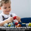 image:imagePlanToys Geo Lacing Beads Wooden Montessori Fine Motor and Early Math Toy  Shape Recognition Colour Exploration and Hands On Coordination Activity  Eco Friendly Threading Set for Meaningful PlayGeo Lacing Beads  Unit Plus