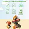 image:imagePlanToys Geo Stacking Rock Wooden Montessori Balancing and Fine Motor Toy  Creative Thinking Coordination and Early Problem Solving Activity  Eco Friendly Educational Open Ended Play SetGeo Stacking Rock