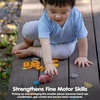 image:imagePlanToys Hand Sign Numbers 110 Wooden Montessori Counting Toy  Early Math Sensory Learning and Tactile Number Recognition Activity  Eco Friendly Sign Language Tiles for Meaningful PlayNatural