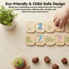 image:imagePlanToys Hand Sign Numbers 110 Wooden Montessori Counting Toy  Early Math Sensory Learning and Tactile Number Recognition Activity  Eco Friendly Sign Language Tiles for Meaningful PlayBraille Numbers 110