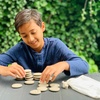 image:imagePlanToys Hand Sign Numbers 110 Wooden Montessori Counting Toy  Early Math Sensory Learning and Tactile Number Recognition Activity  Eco Friendly Sign Language Tiles for Meaningful PlayTactile Stone