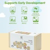 image:imagePlanToys Hand Sign Numbers 110 Wooden Montessori Counting Toy  Early Math Sensory Learning and Tactile Number Recognition Activity  Eco Friendly Sign Language Tiles for Meaningful PlayBraille Numbers 110