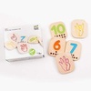 image:imagePlanToys Hand Sign Numbers 110 Wooden Montessori Counting Toy  Early Math Sensory Learning and Tactile Number Recognition Activity  Eco Friendly Sign Language Tiles for Meaningful PlayWhite
