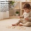 image:imagePlanToys Hand Sign Numbers 110 Wooden Montessori Counting Toy  Early Math Sensory Learning and Tactile Number Recognition Activity  Eco Friendly Sign Language Tiles for Meaningful PlayBraille Numbers 110
